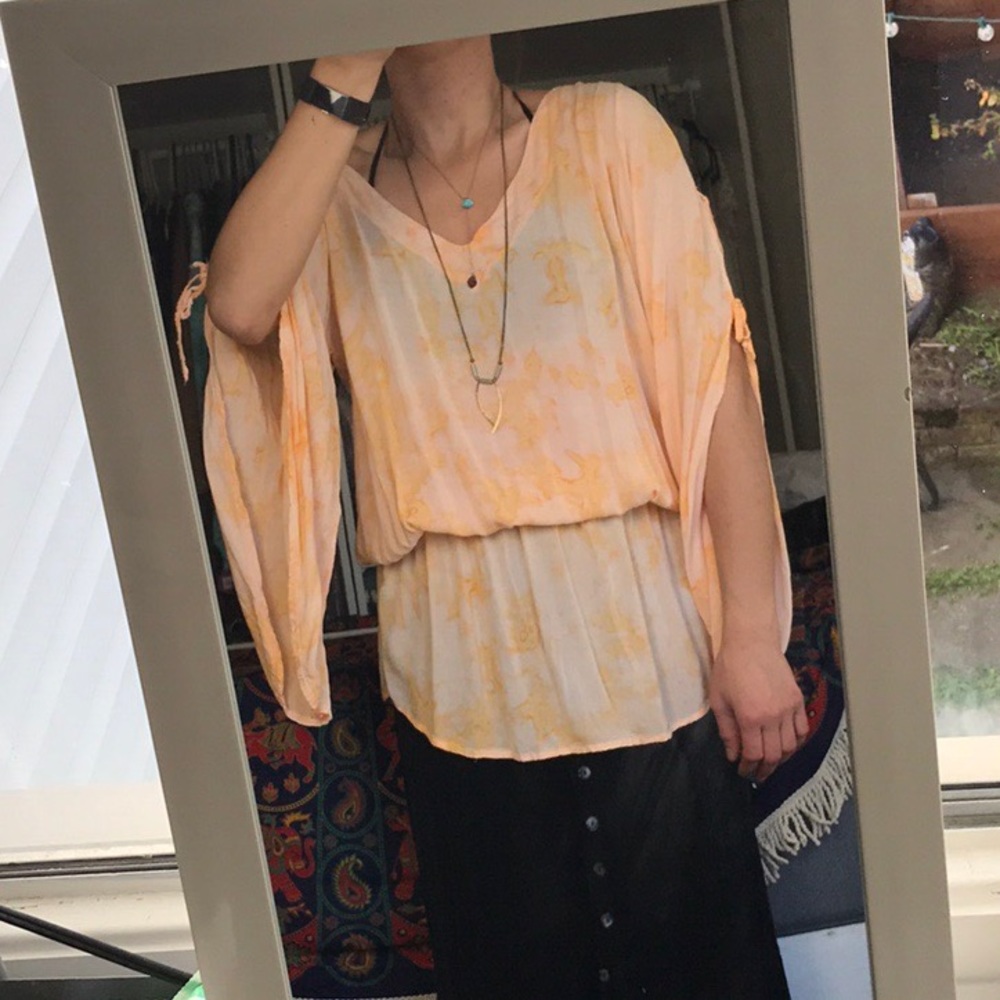 Boho chic tie-dye shit - Picture 4 of 6